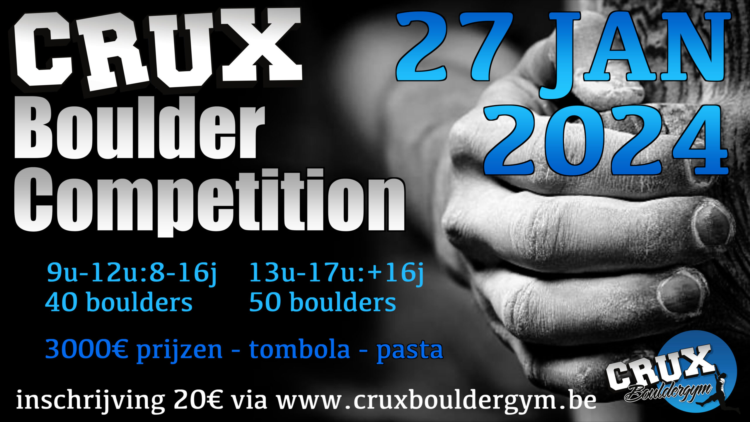 CBC2024 afiche Crux bouldergym competition 2025