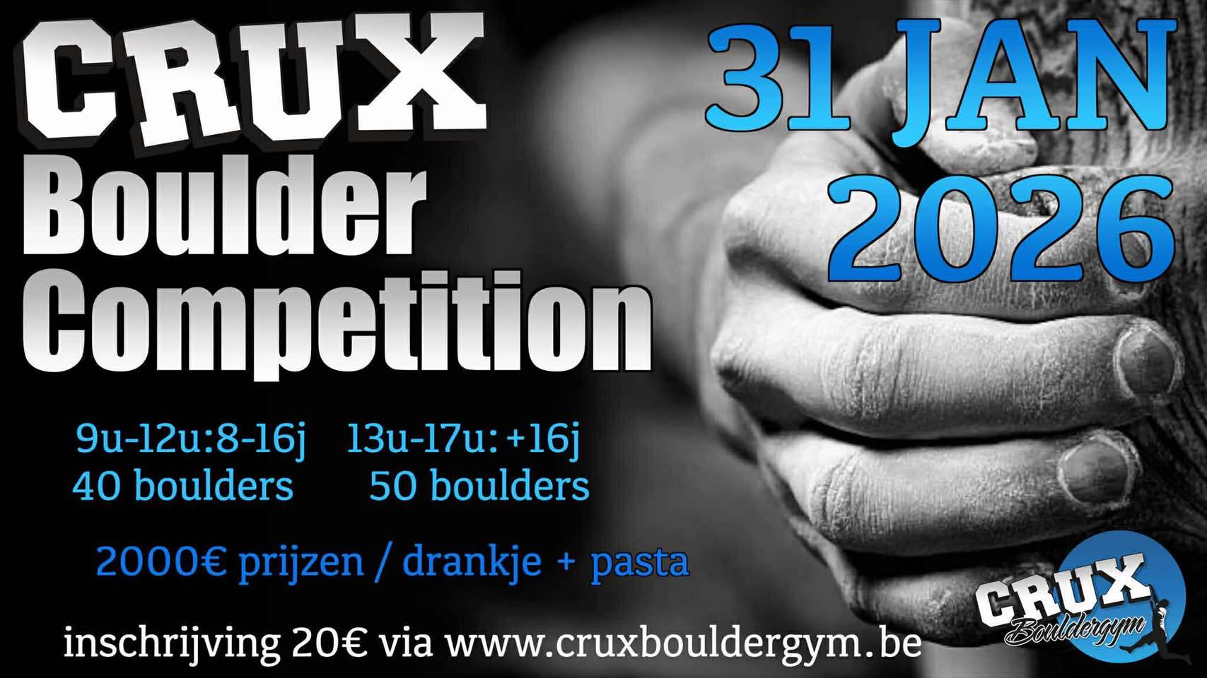 CBC2026 Crux bouldergym competition 2025